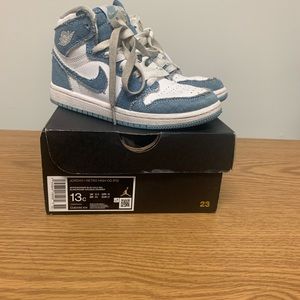 Jordan 1 Retro High OG Denim (PS) Kids CU0449-104 13C
